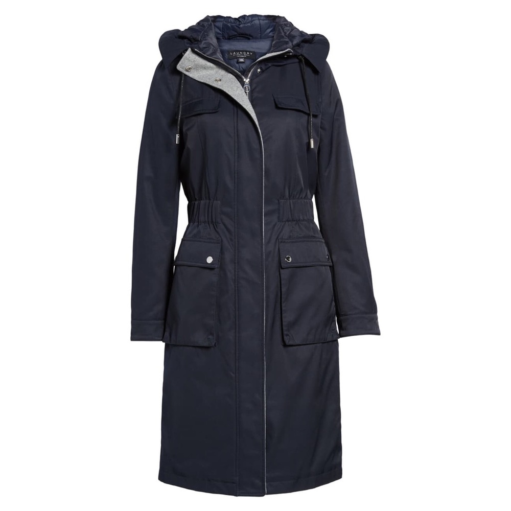 Laundry By Shelli Segal Long Utility Trench Coat